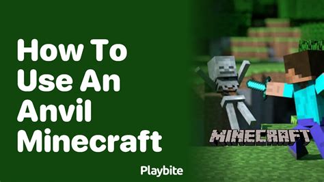 How to use anvil in minecraft pe