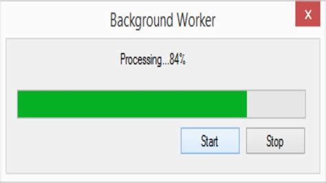 How to use backgroundworker in c#