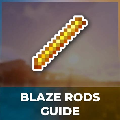 How to use blaze rod in minecraft