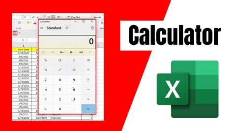 How to use calculator in excel