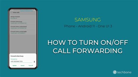 How to use call forwarding on my Samsung smartphone