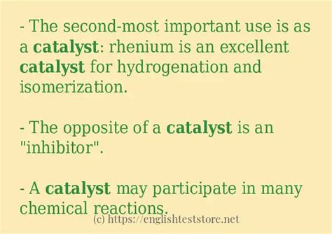 How to use catalyst in a sentence