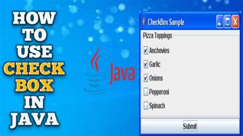 How to use checkbox in netbeans
