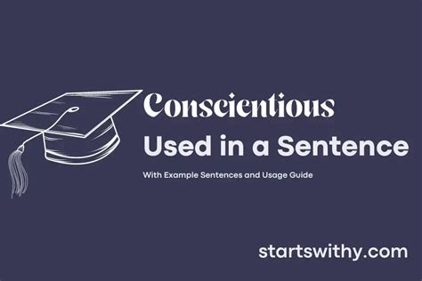 How to use conscientious in a sentence