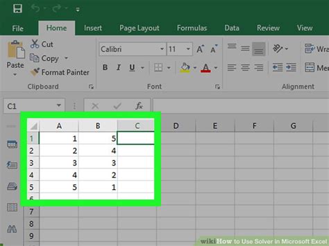 How to use data solver in excel