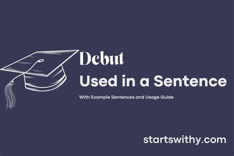 How to use debut in a sentence
