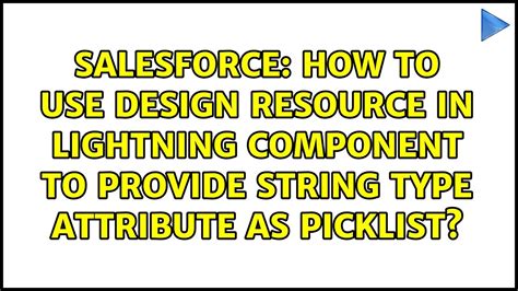 How to use design resource/attribute in lightning component Simpluslabs