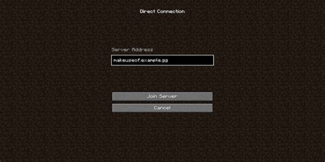 How to use direct connect on minecraft