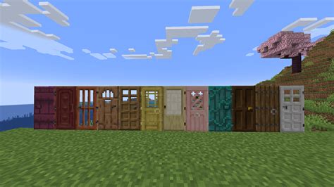How to use doors in minecraft