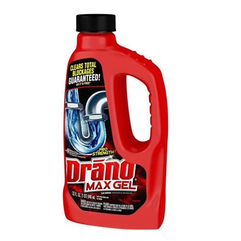 How to use drano max gel in standing water. Highlights. Drano Max Gel Clog Remover is the #1 Selling Gel Drain Cleaner*. Gets to work in as quick as 7 minutes. Pours through standing water straight to the clog. Safe for garbage disposals, bathroom, kitchen and other drains like laundry sinks. Can leave in drains overnight. Has an ingredient to protect pipes from corrosion. 