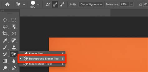 How to use eraser in photoshop