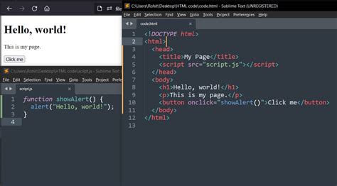 How to use external javascript in html