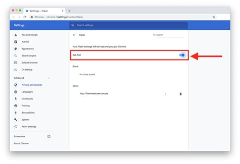How to use flash in chrome