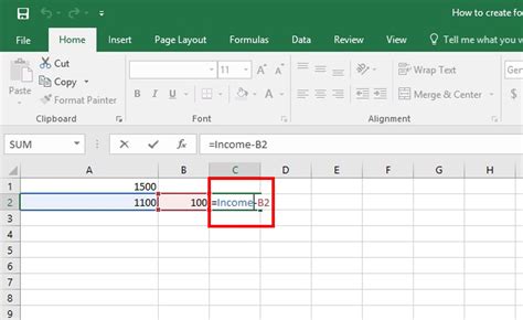 How to use formula in excel
