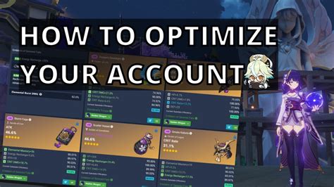  General Guide & Tips. There is an incredible website, the Genshin Optimizer, for optimizing the selection of artifacts on your characters: https://frzyc.github.io/genshin-optimizer/ The link is also in the sidebar. There's also a recent video by TenTen about it! . 