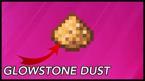 How to use glowstone dust in minecraft