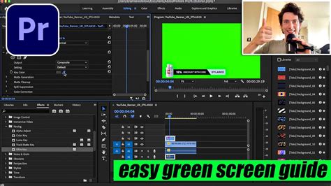 How to use green screen in premiere