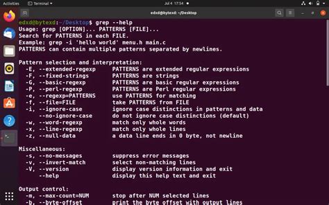 How to use grep in linux