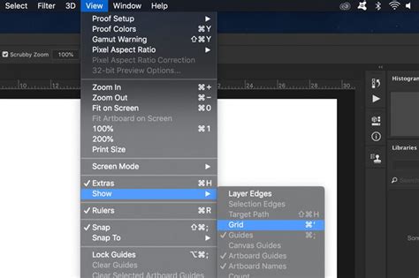 How to use grid in photoshop