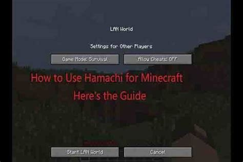 How to use hamachi minecraft