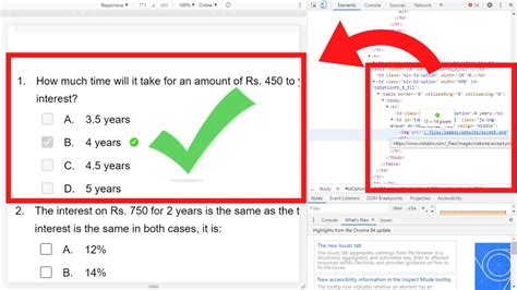 Question: How To Find Answers Using Inspect Element. The only way to find answers using the Inspect Element feature is if the website instantly reveals it after submission. In this instance, answers are present in the coding. Otherwise, you're simply viewing the coding for the quiz or test when you use the Inspect Element feature.... 
