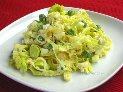 How to use leeks in salad