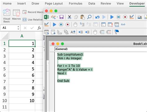 How to use loop in vba