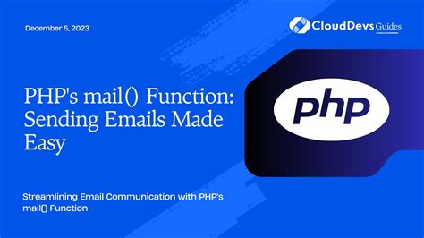How to use mail function in php