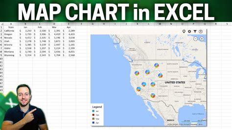 How to use map chart in excel