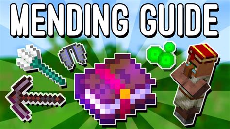 How to use mending in minecraft pe