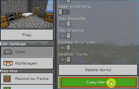 How to use minecraft backups