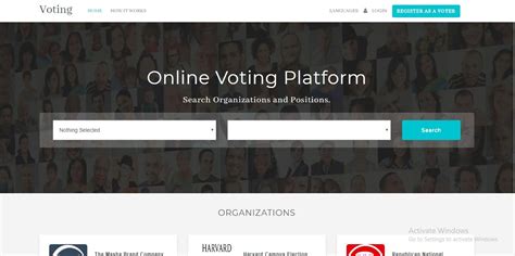 How to use my vote in online