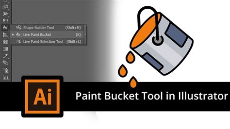 How to use paint bucket in illustrator