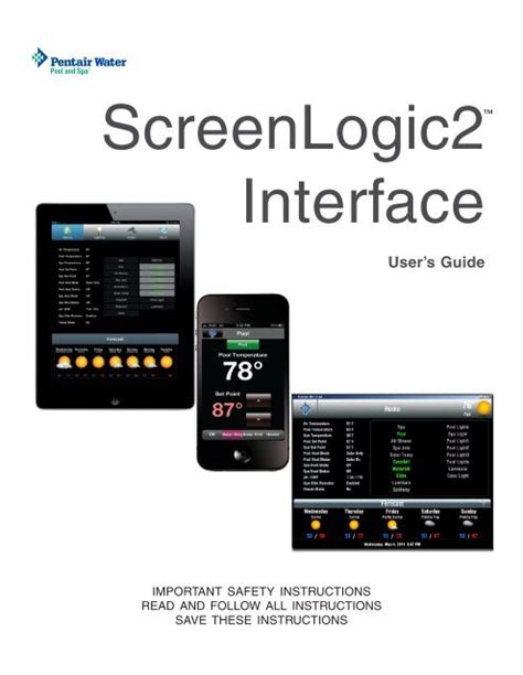 How to use pentair screenlogic app. First, download the app from the App Store or Google Play Store. Then, open the app and follow the on-screen instructions to link the app to your pool or spa. Finally, enter the username and password associated with your pool or spa. Now that the app is installed and configured, you can start using the Pentair 522104 ScreenLogic2 … 