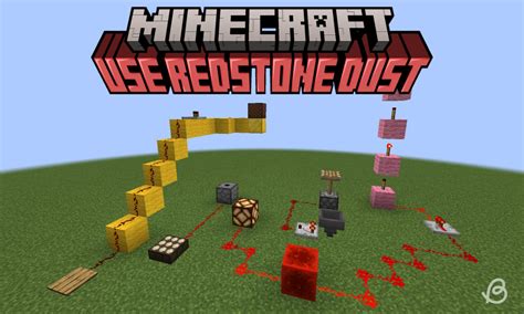 How to use redstone dust in minecraft