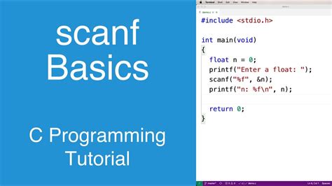 How to use scanf in c