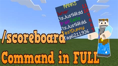 How to use scoreboard minecraft