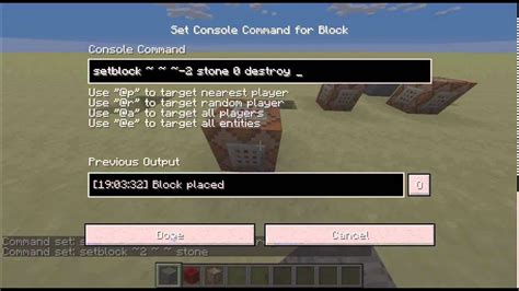 How to use setblock command in minecraft