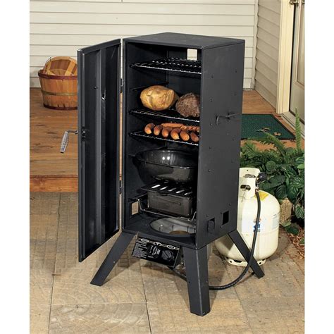 How to use smoke hollow smoker. While grilling and roasting are tried and true methods, many top BBQ pitmasters swear by smoking meat, which is a relatively low-heat form of convection cooking. The most traditional form of outdoor smoking is done with a charcoal smoker, where burning coals provide the heat and wood chips or wood pellets are added to the cooking chamber. For a ... 