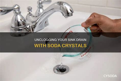 How to use soda crystals in sink