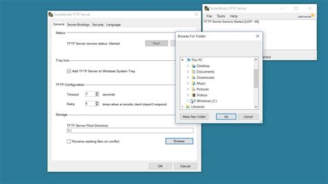 How to use solarwinds tftp server opmevo