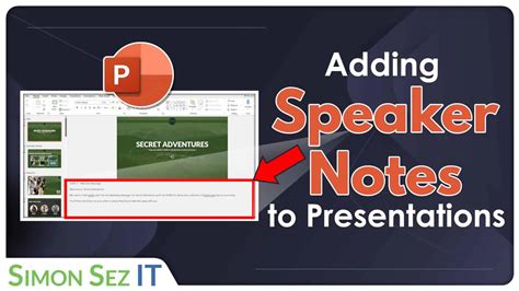 How to use speaker notes in powerpoint
