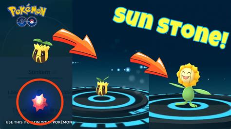 How to use sunstone in pokemon go