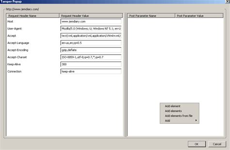 How to use tamper data in firefox
