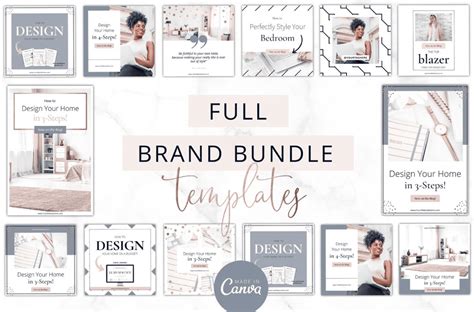 How to use templates in Canva Design Bundles