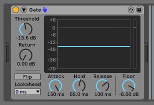 How to use the Ableton GATE audio effect - PCAudioLabs