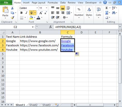 How to use the Excel HYPERLINK function ExcelFind