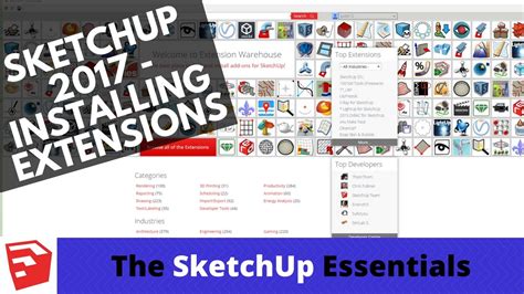 How to use the Extension Manager in SketchUp 2024 - YouTube