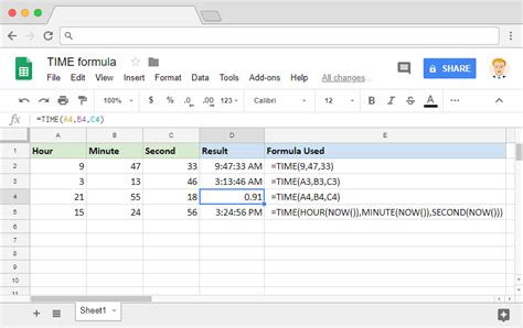 How to use the TIME formula in Google Sheets Sheetgo Blog