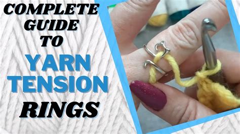 How to use the YARN TENSION RING for KNITTING using your Right or Left